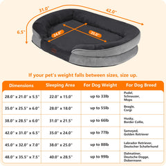 Dwanton non-slip bottom keeps the bed in place on various surfaces