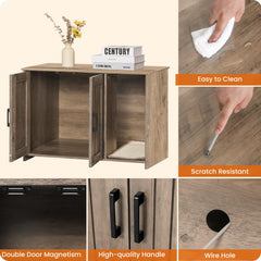 Dwanton scratching mat at entrance offers a natural scratch and litter control.
