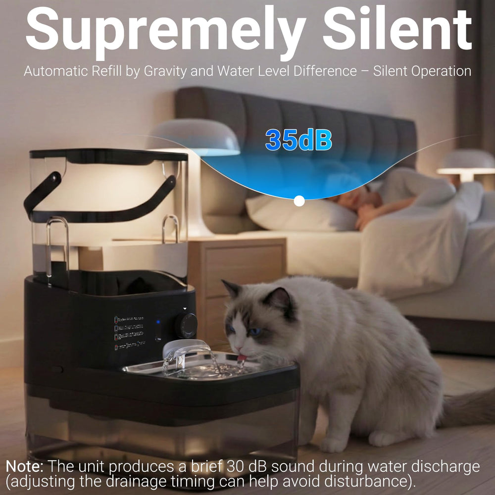 Dwarfuarm stainless steel bowl provides a hygienic drinking surface.
