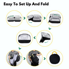 DWQEKD detachable bottom sunshade supports shaded playtime