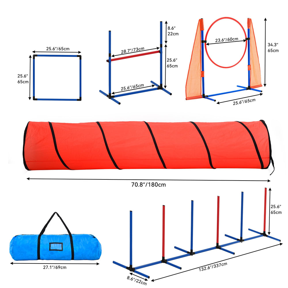DWVO Weaving Poles provide weave training with secure setup