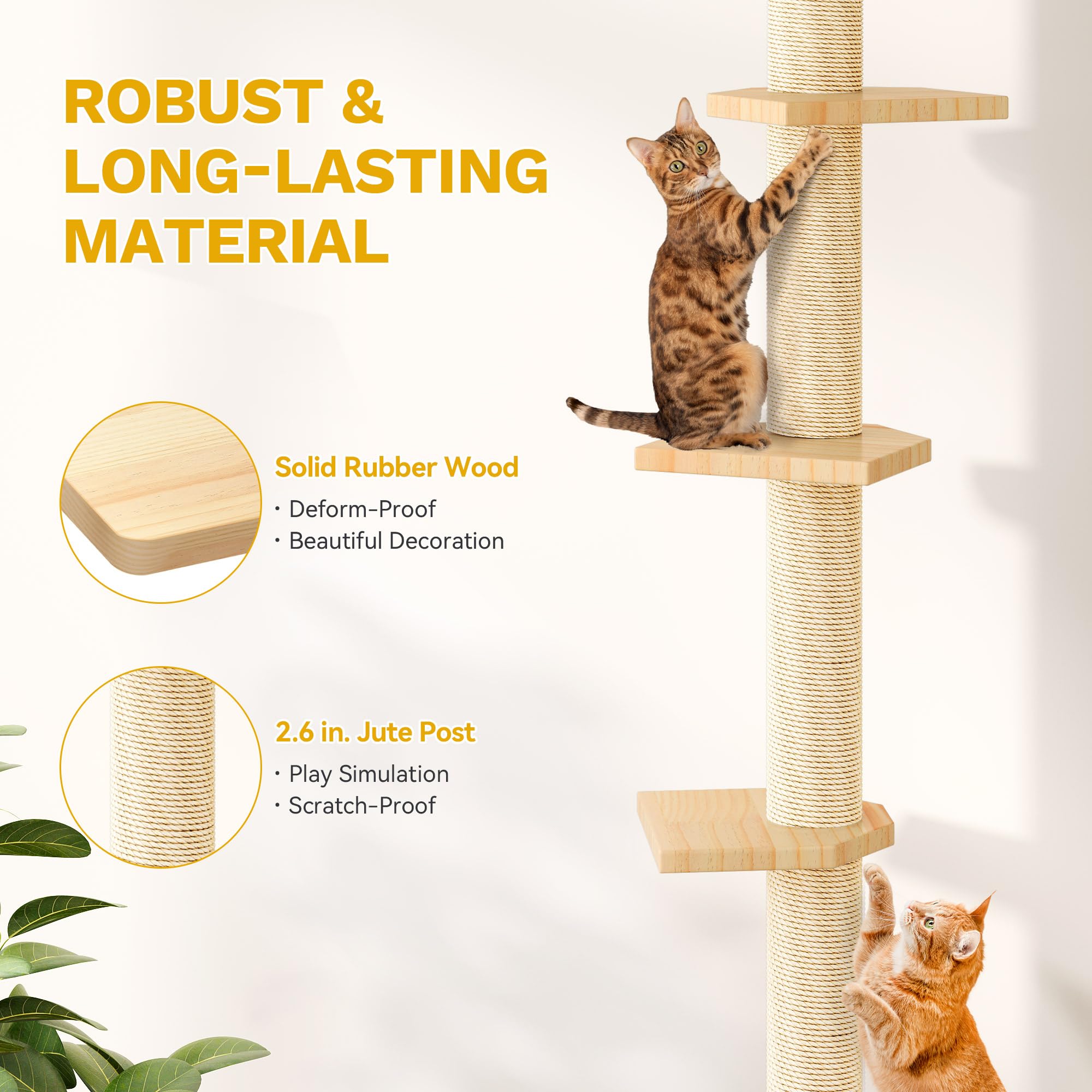 DWVO easy-install shelves with included hardware for quick mounting