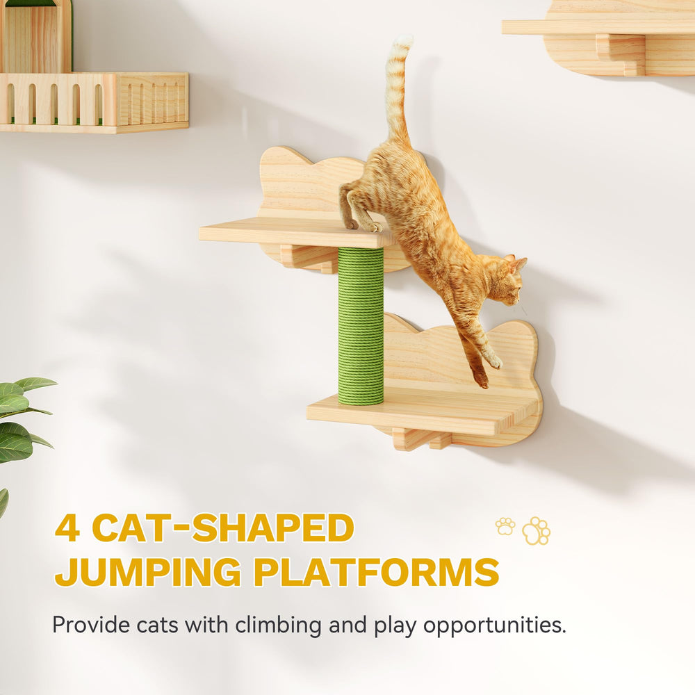 DWVO integrated scratching board with post for claw maintenance