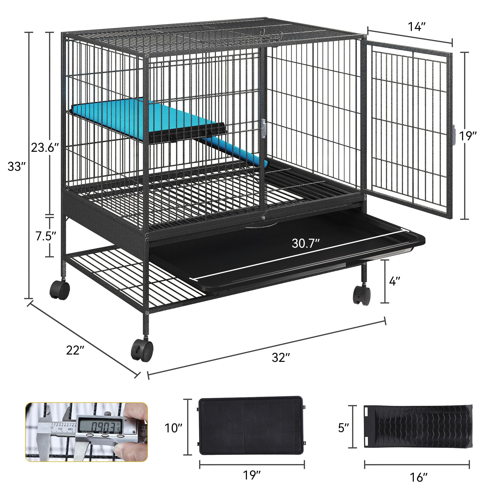 DWVO secure door lock provides enhanced security for small animals