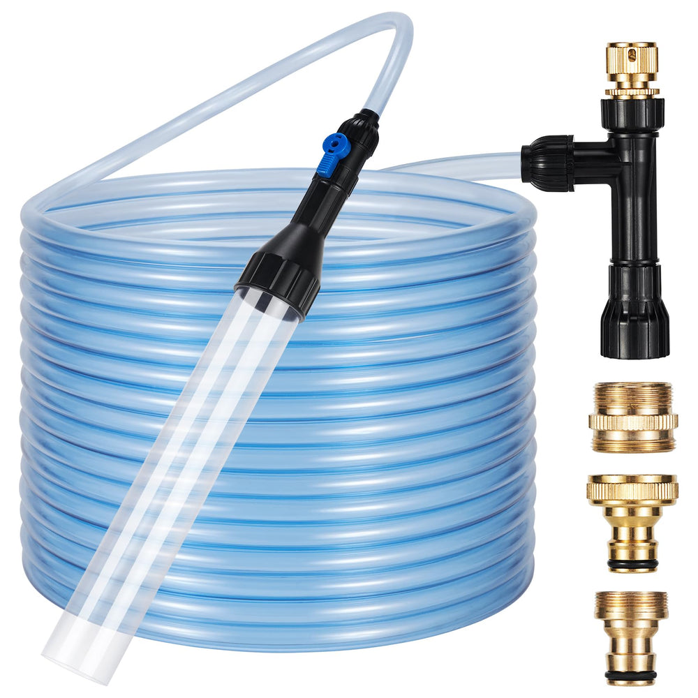 DXOPHIEX gravel vacuum main unit for quick water changes and debris removal.