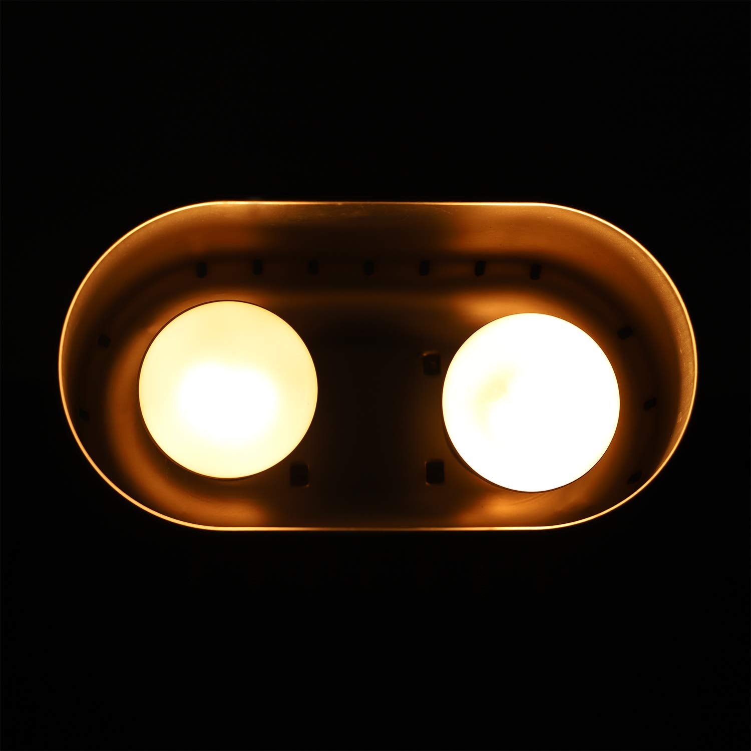 DXOPHIEX reptile light fixture independent switches enable customizable warmth.