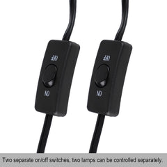 DXOPHIEX dual lamp fixture with two independent switches for tailored care.