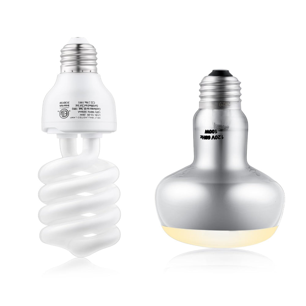 DXOPHIEX 26W UVB 10.0 bulb delivers UVB for healthy activity and safe enrichment.
