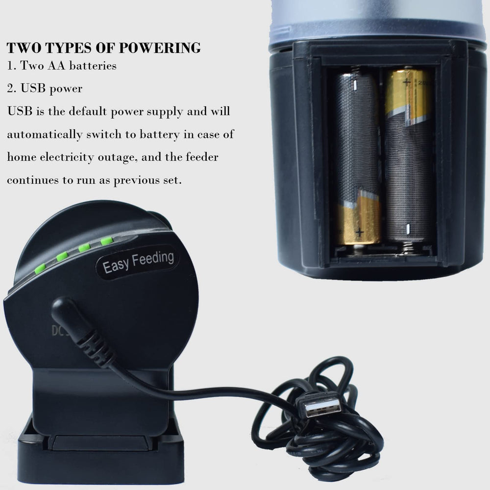 DXOPHIEX WiFi Fish Feeder edge and hood mounting options for versatile tank setup.