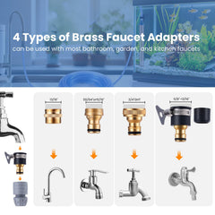 DXOVEEN aquarium water changer hose with extended reach for larger tanks.
