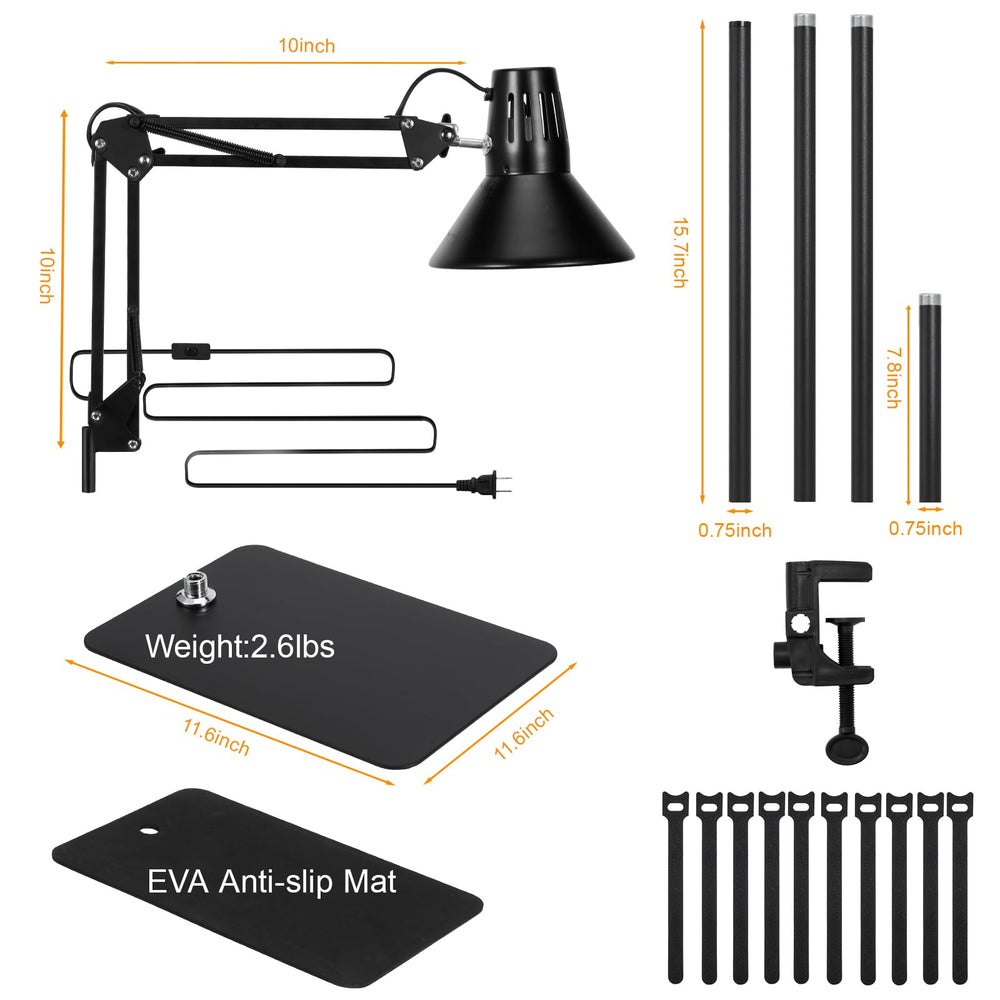 DXOVEEN sturdy base with anti-slip pads stabilizing the setup