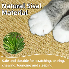 DYAUS scratch pad in cage promotes daily play and nibble enrichment.
