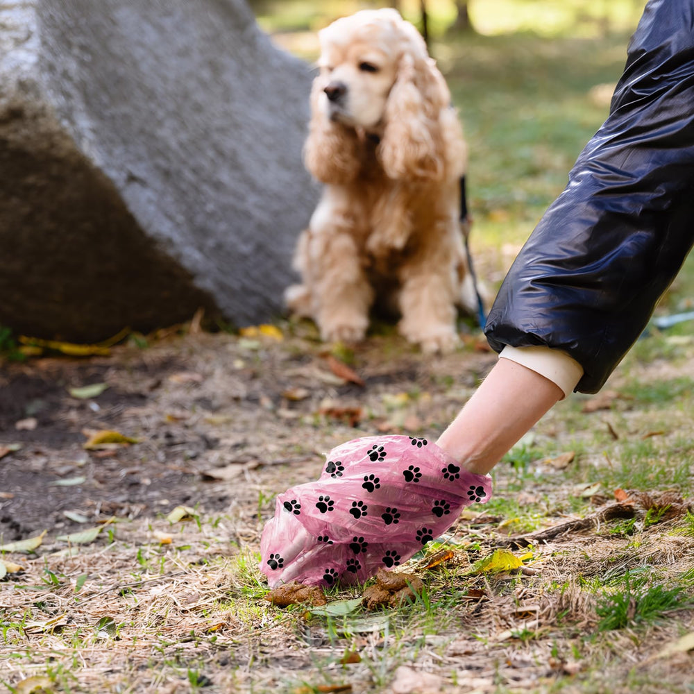 Dyforce extra-thick poop bags resist tearing for tough messes