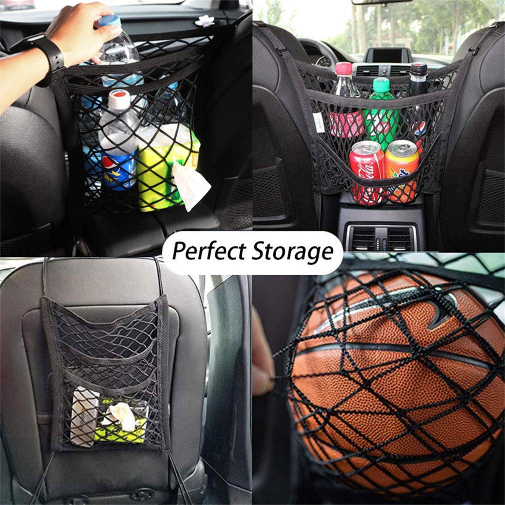 DYKESON stretchable dog barrier mesh adapts to seats for flexible containment.