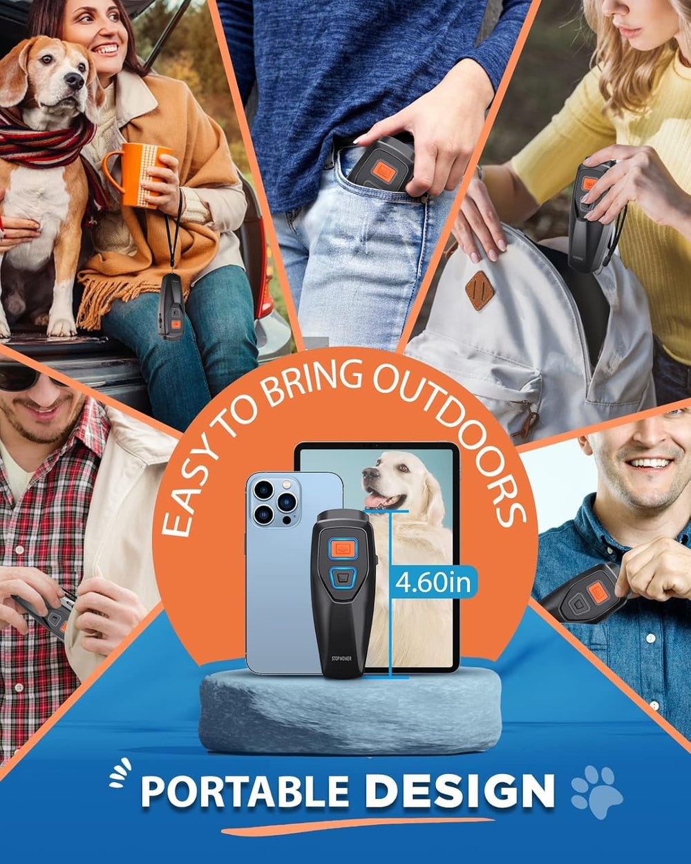 DynVapor compact portable training device for on-the-go behavior coaching