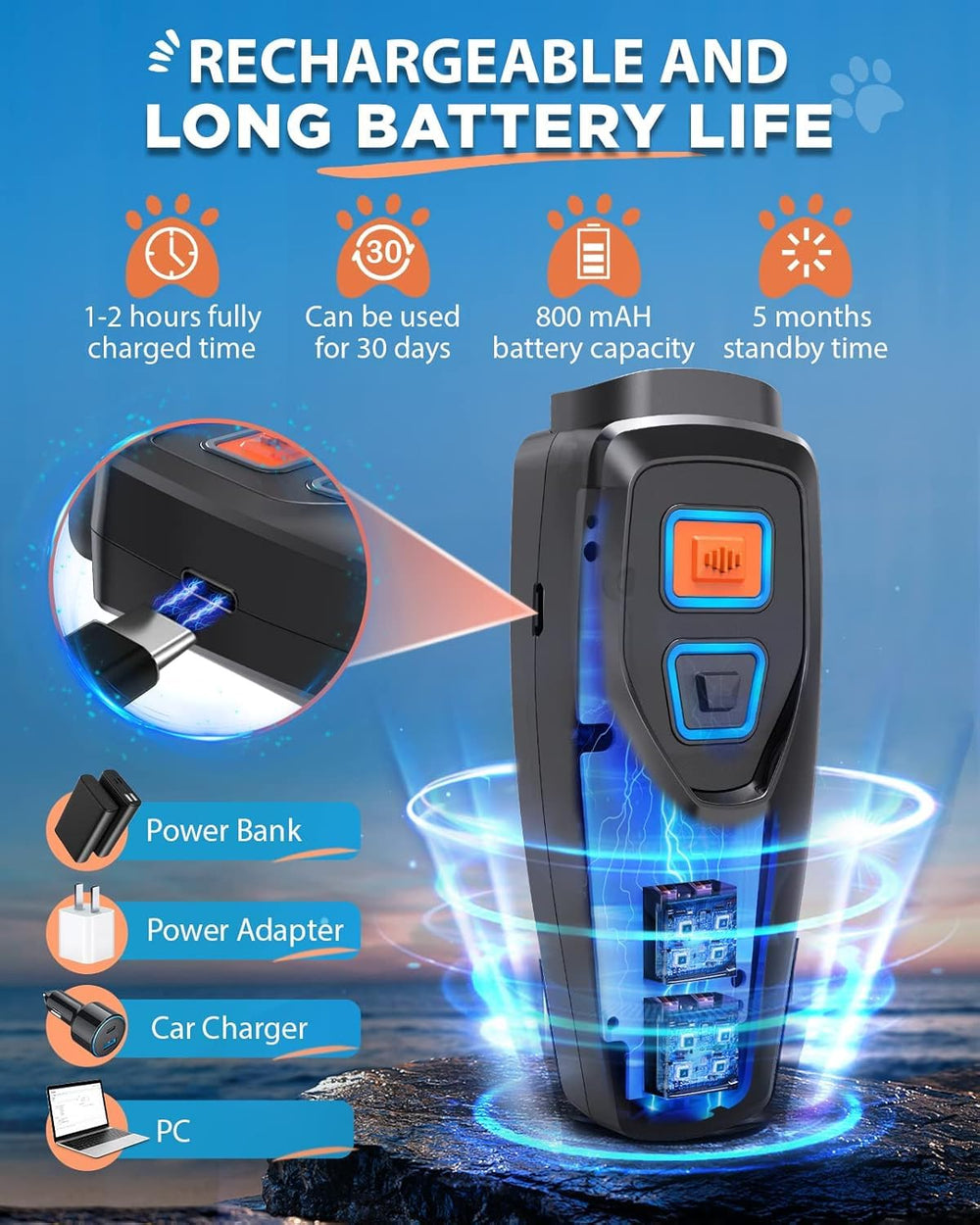 DynVapor built-in LED light aids night visibility during outdoor training