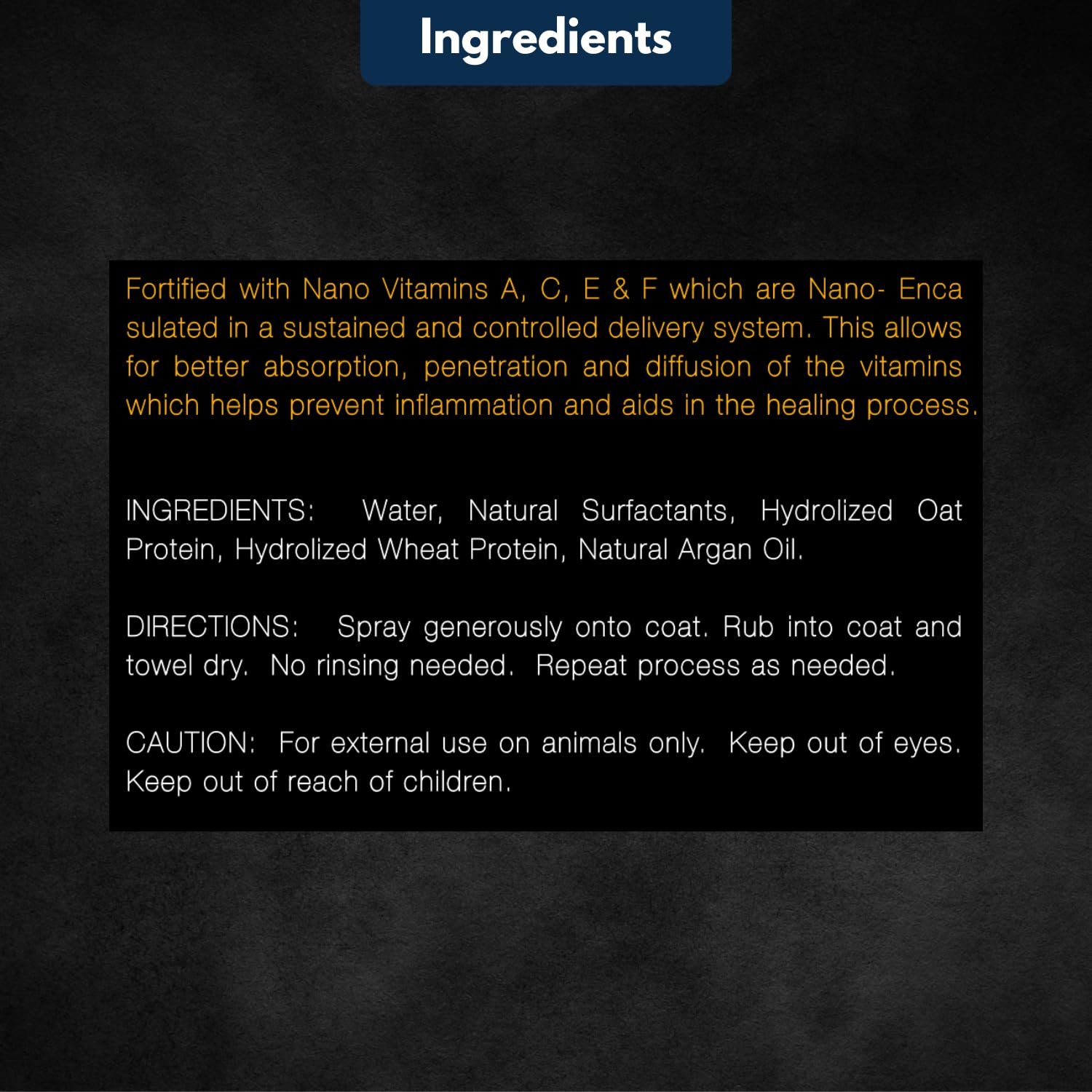 E3 Skin-friendly cleanse demonstrates gentle care for sensitive pets during quick grooming.