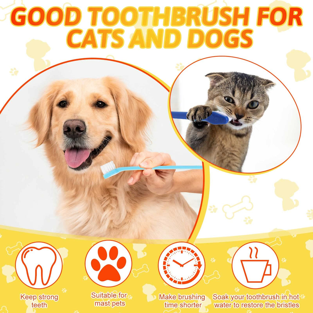 Eaasty soft nylon bristles ideal for gentle pet tooth cleaning.