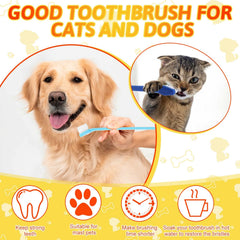 Eaasty soft nylon bristles ideal for gentle pet tooth cleaning.