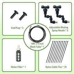 Eadabok 16 ft tube provides flexible connections for your misting system
