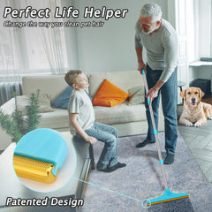 Eaersan adjustable long-handle design enables back-friendly cleaning.