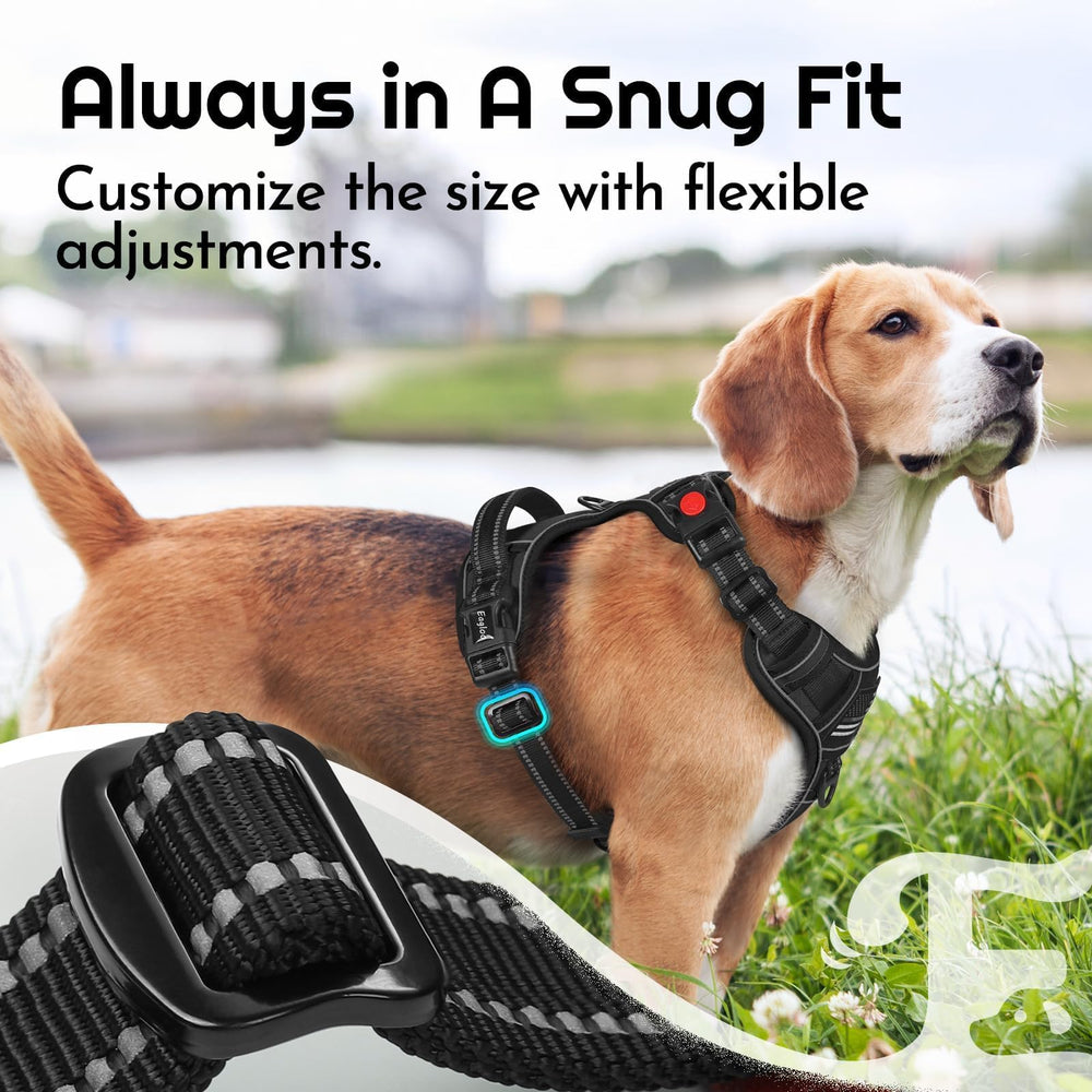 Eagloo harness extended chest panel reduces underarm friction