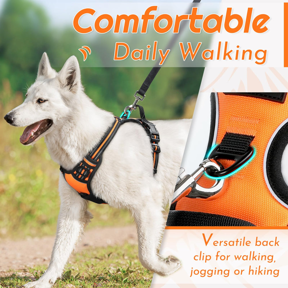 Eagloo large harness reflective strips boost visibility at night.