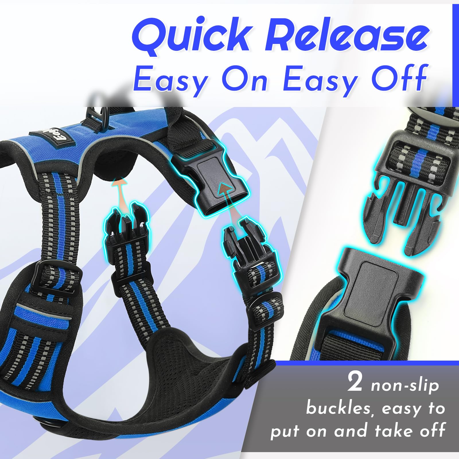 Eagloo soft-edged no-choke design minimizes irritation during outings