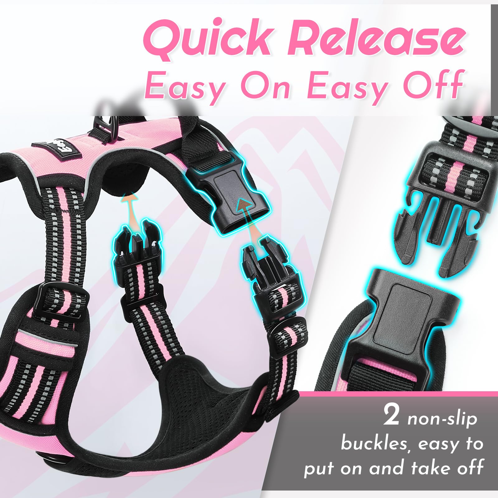 Eagloo soft-edged no-choke design minimizes irritation during long walks.
