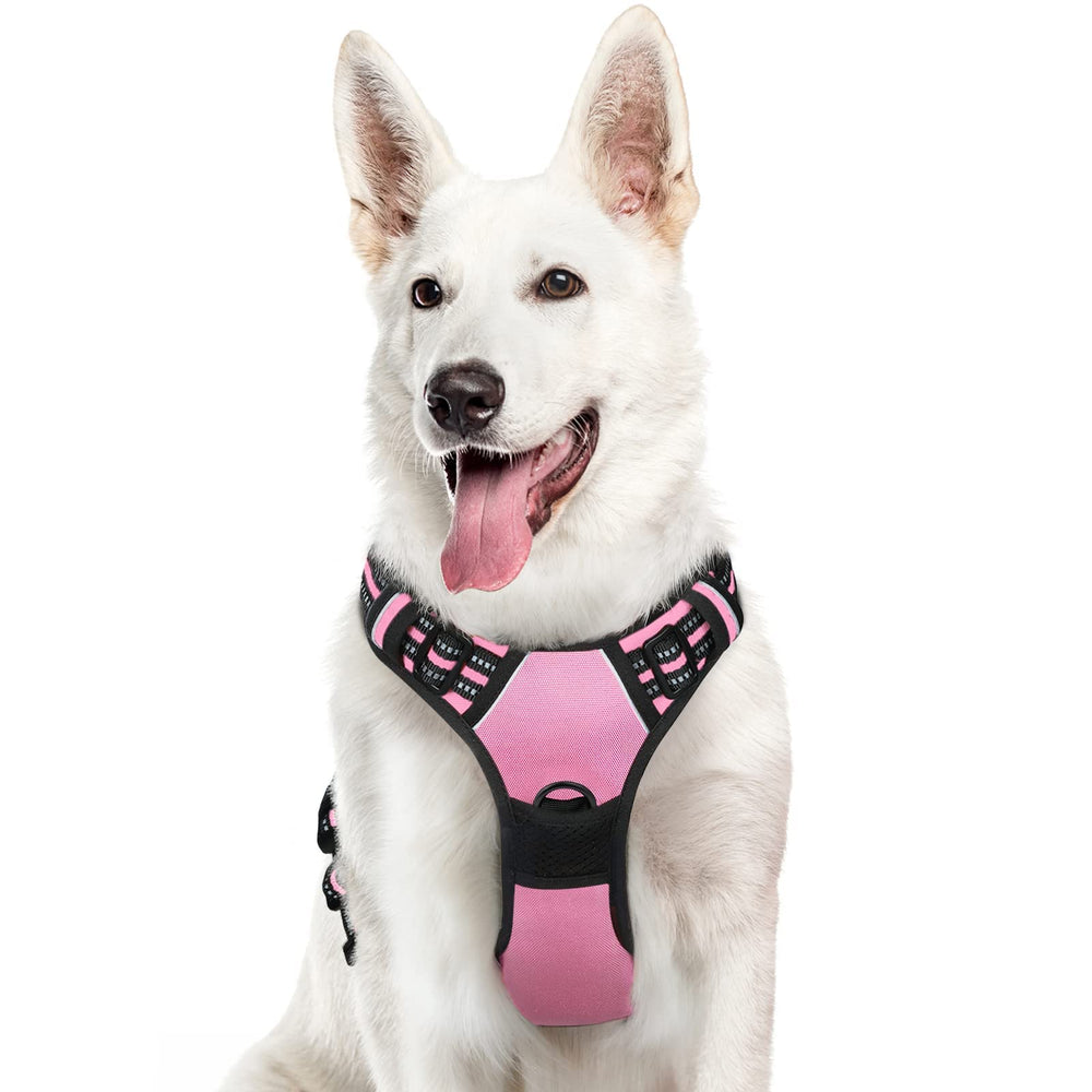 Eagloo large dog harness front ring for training and control during walks.