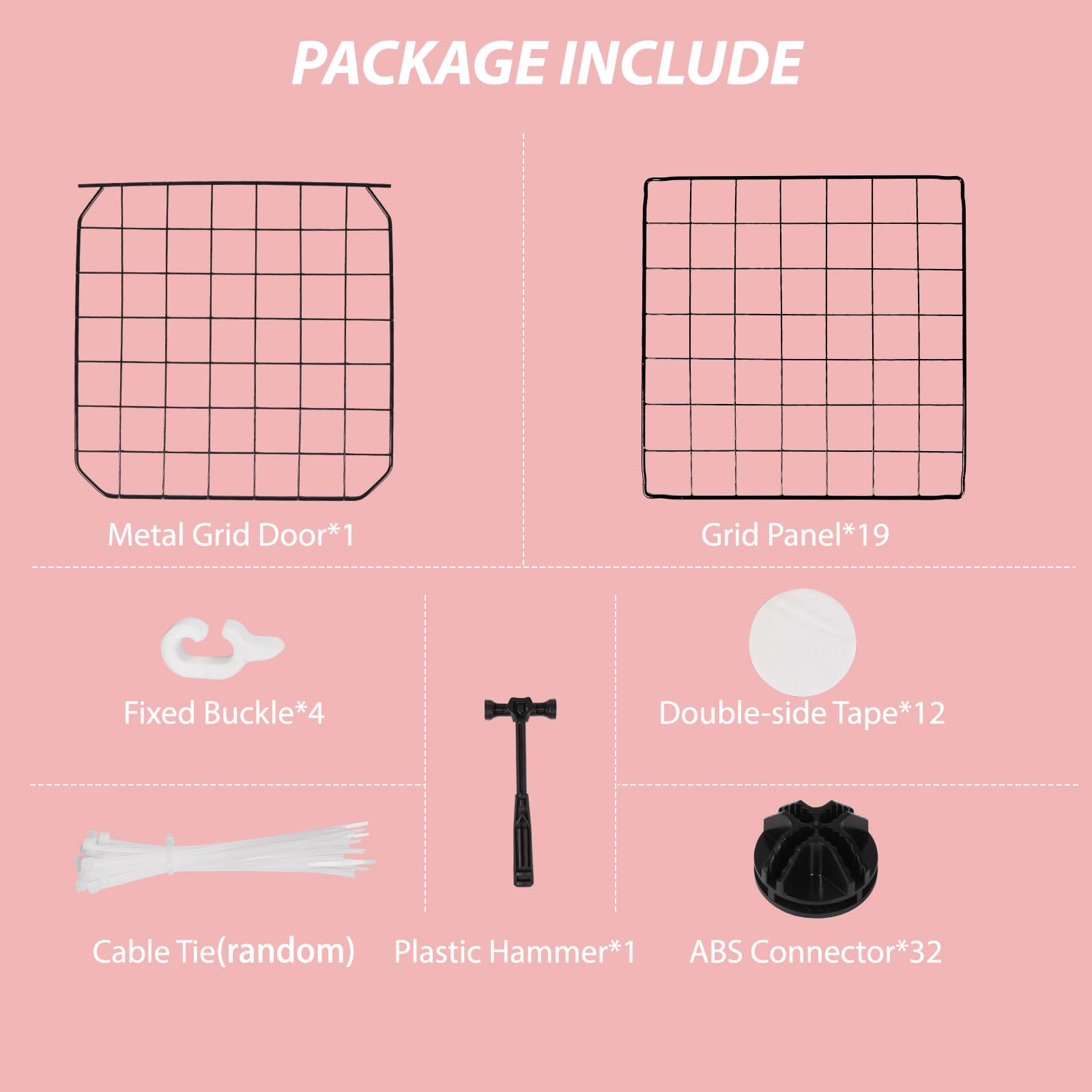 EAROND versatile playpen for indoor and outdoor use with small pets.