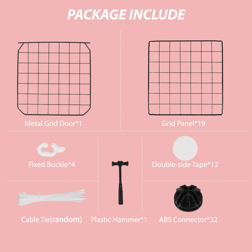 EAROND versatile playpen for indoor and outdoor use with small pets.