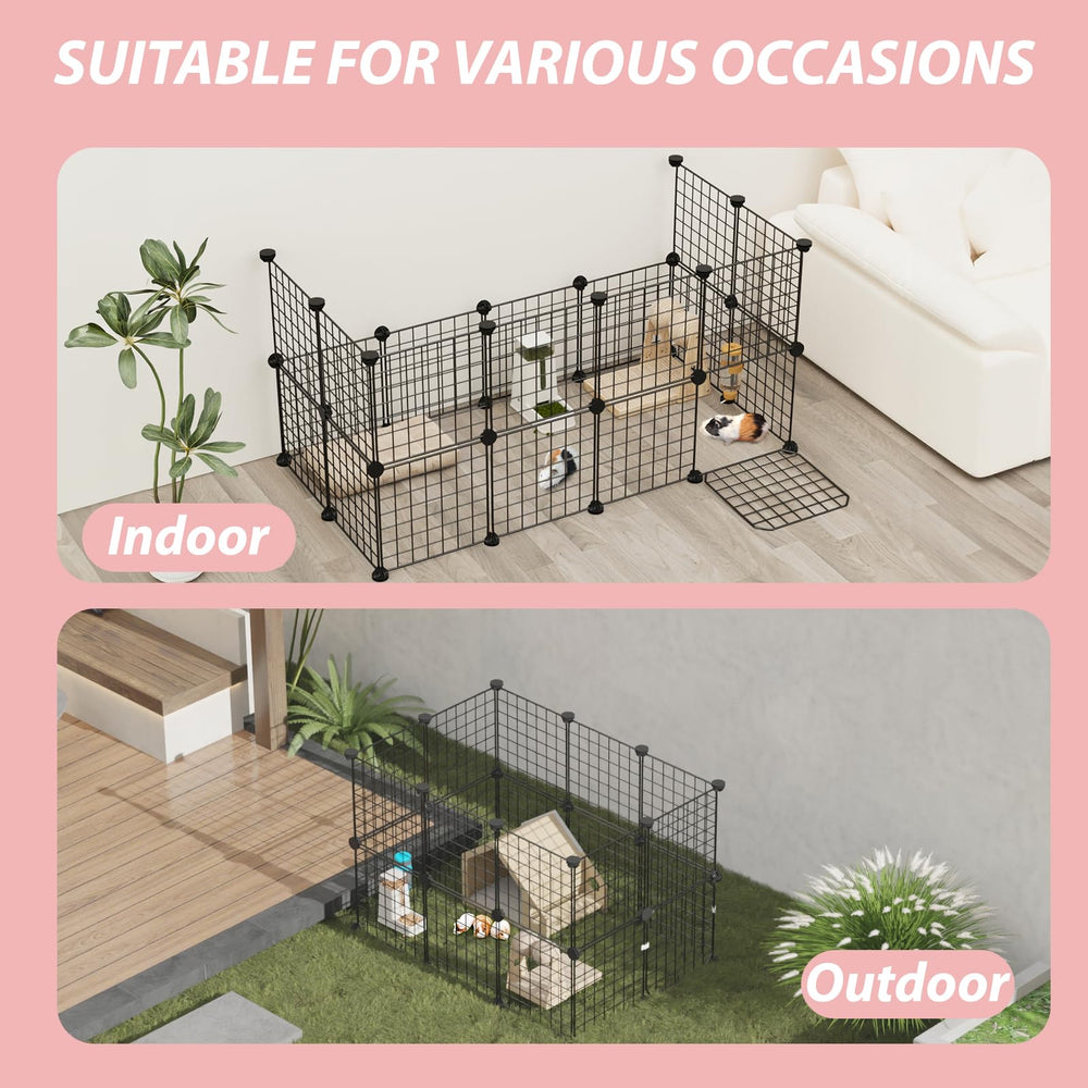 EAROND kitten and small-pet setups benefit from roomy modular panels.