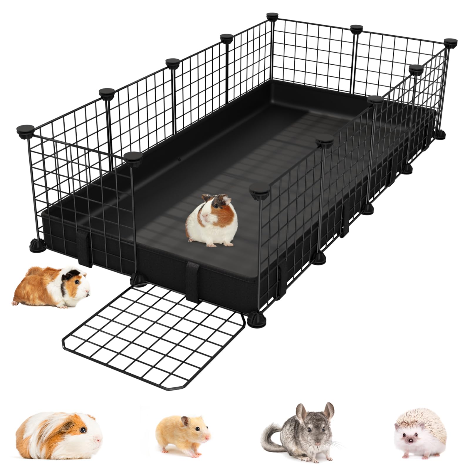 EAROND small animal playpen assembly steps for quick, secure setup.