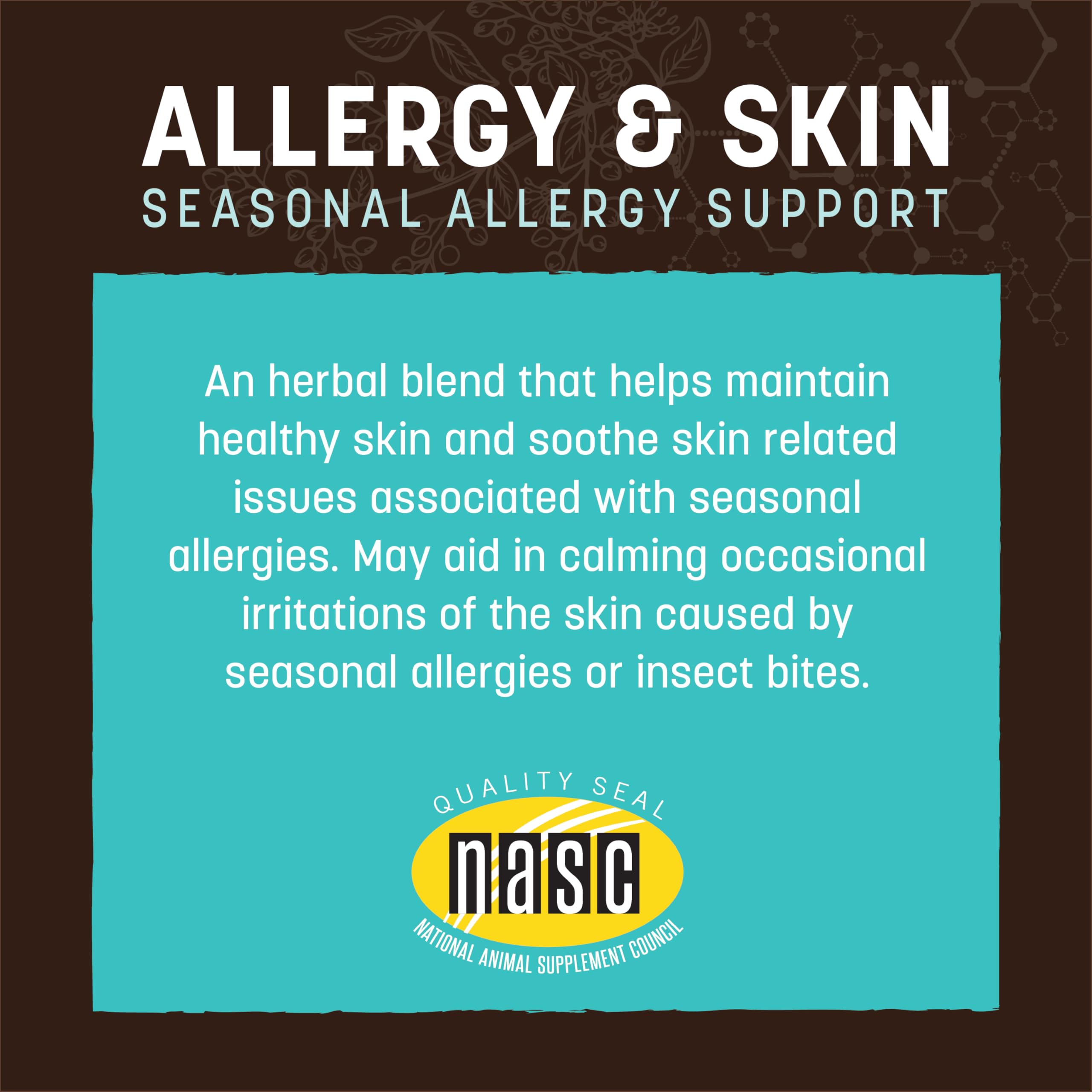 Earth Animal Apothecary allergy and skin support drops for pets during peak allergy times.
