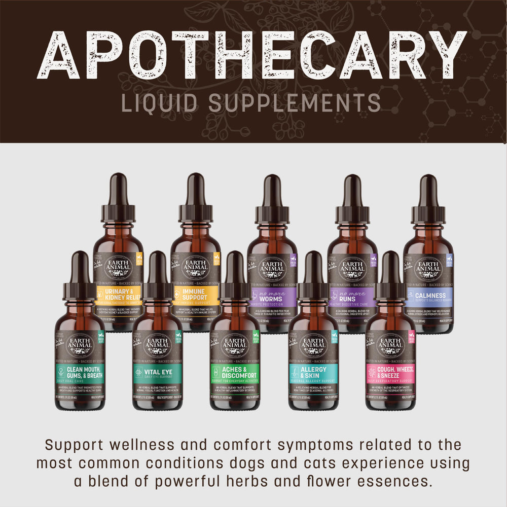 NASC certification badge on Earth Animal Apothecary packaging