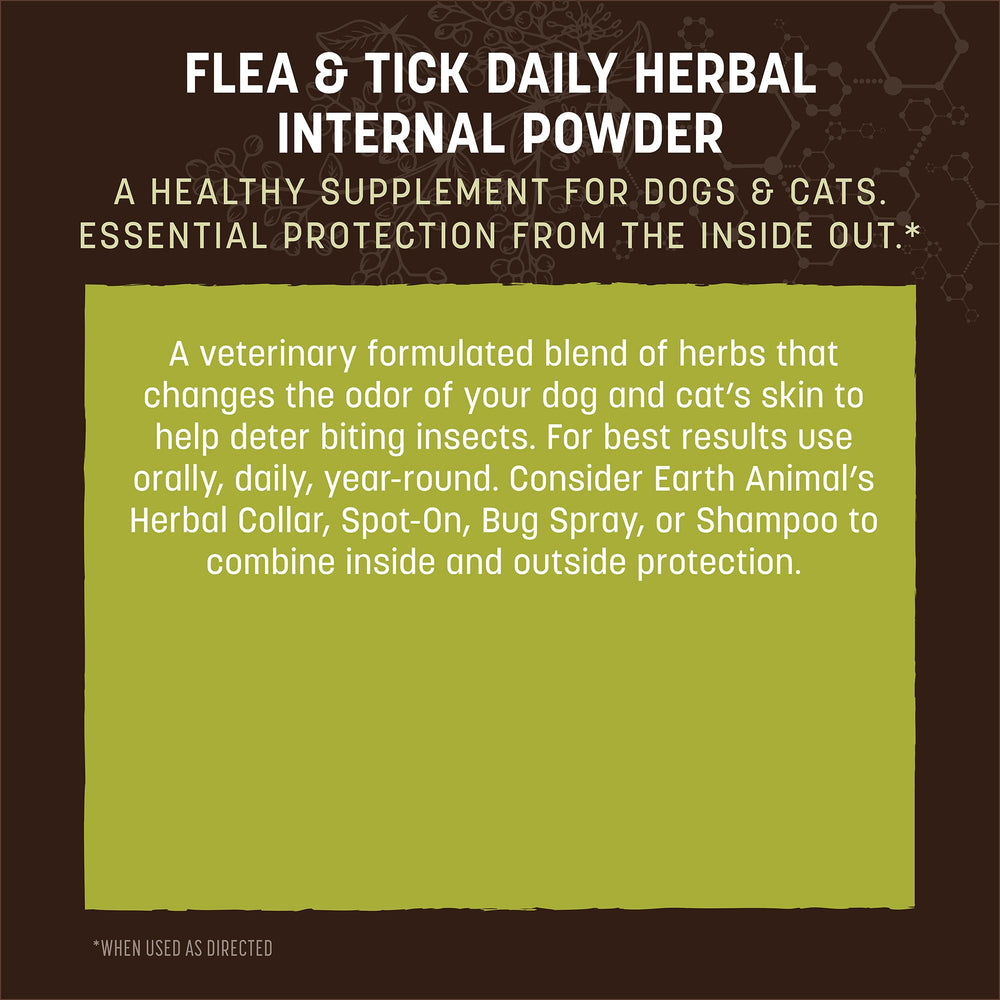 Earth Animal Apothecary made in USA label signals trusted vet formulation.