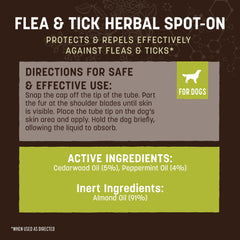 Earth Animal Apothecary medium dog application showing easy spot-on use.
