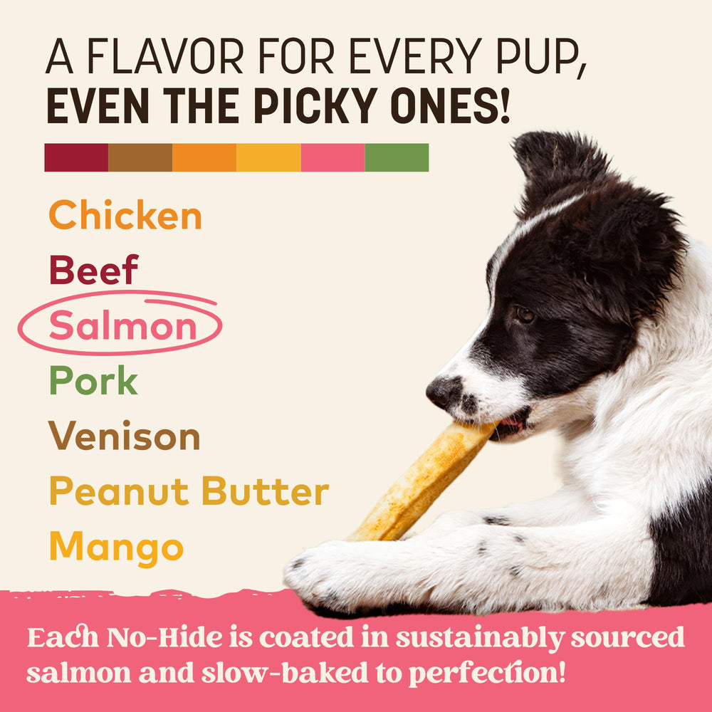 Earth Animal No Hide Chews free from bleaches and preservatives for a clean chew.