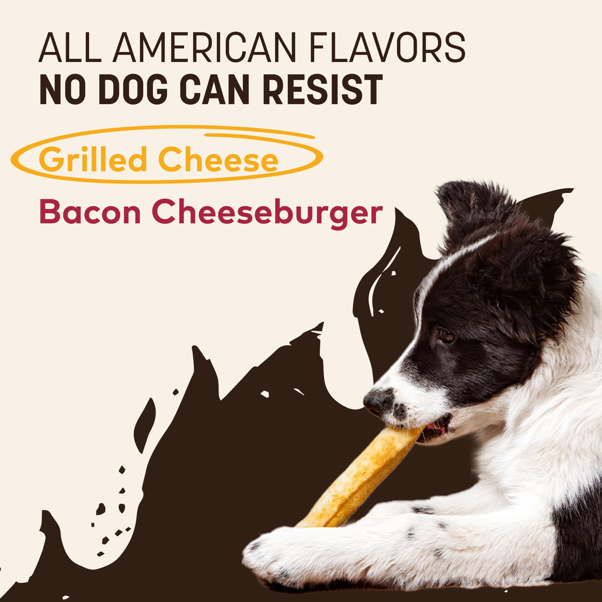 Earth Animal No Hide Chews made in USA stamp reinforces local manufacturing