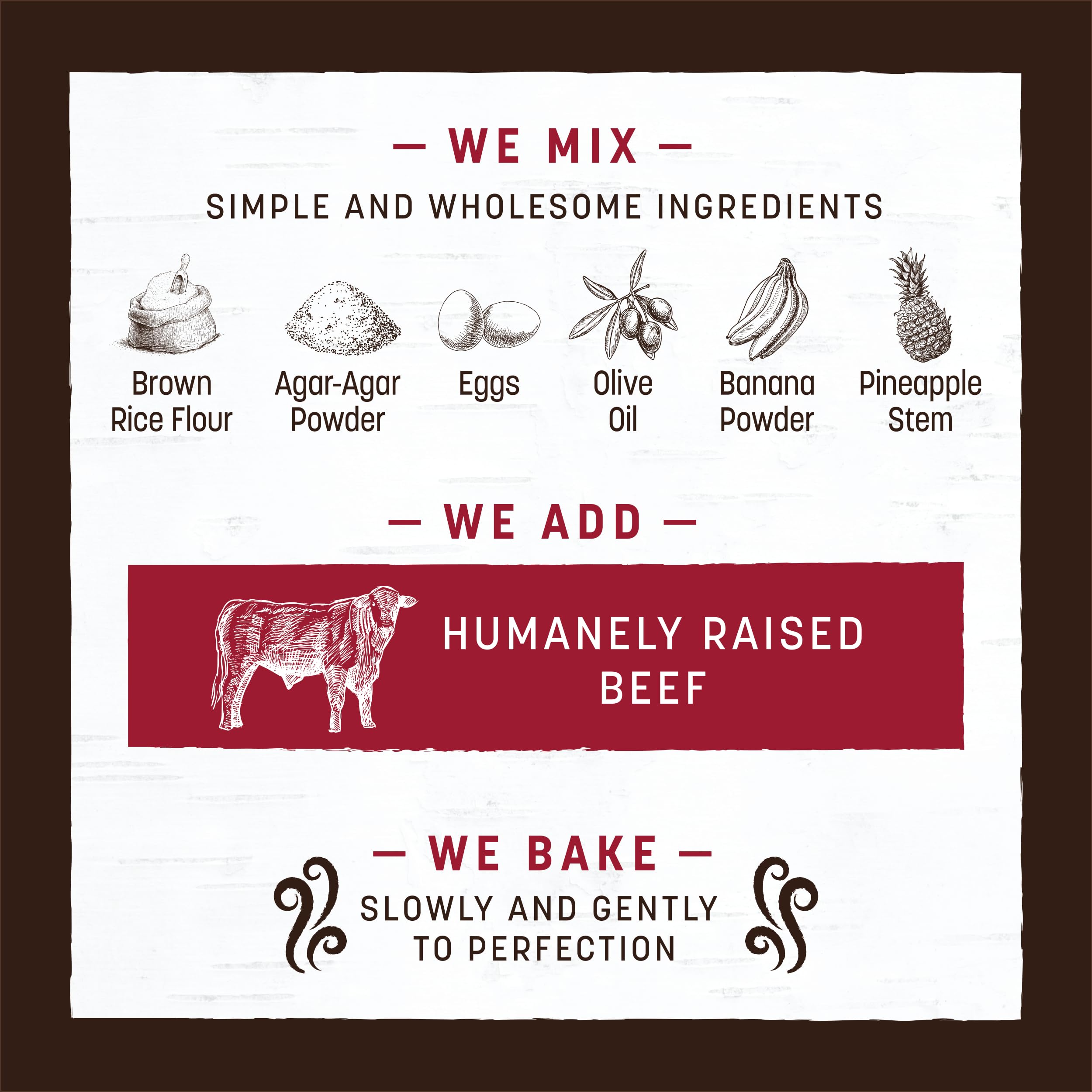 Earth Animal No-Hide packaging label demonstrating simple ingredients.