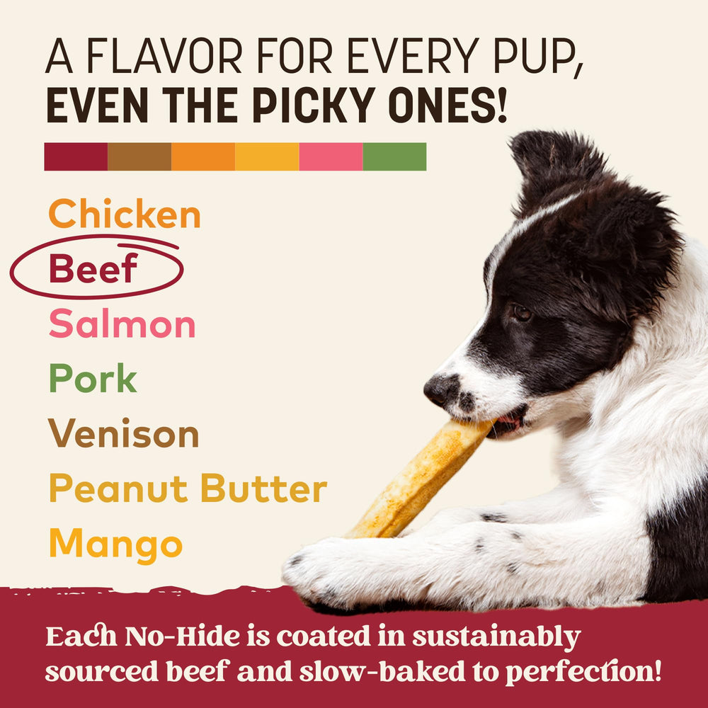 Earth Animal No Hide Chews USA-made badge signals quality and sourcing