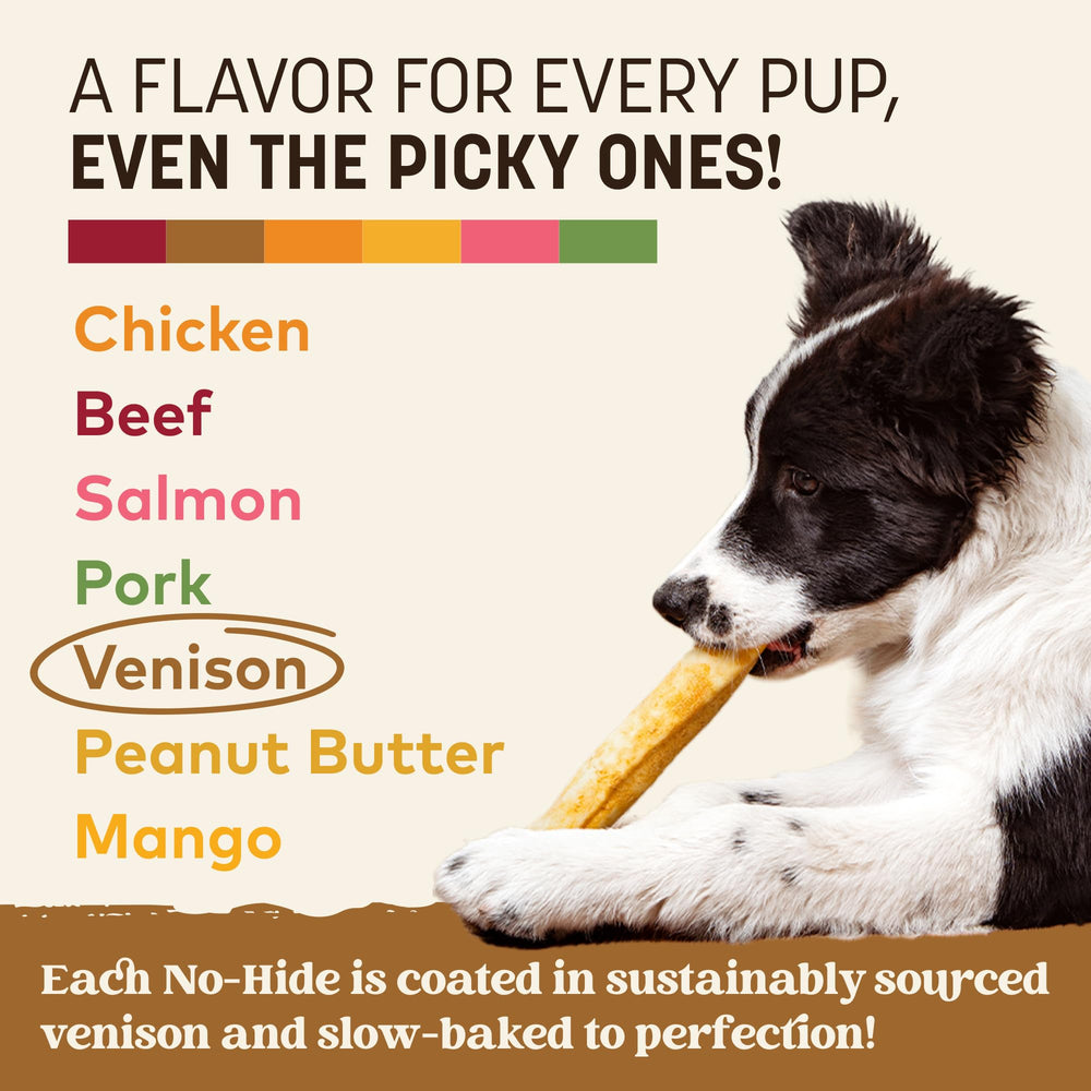 Earth Animal No Hide Chews venison rolls seven-ingredient recipe