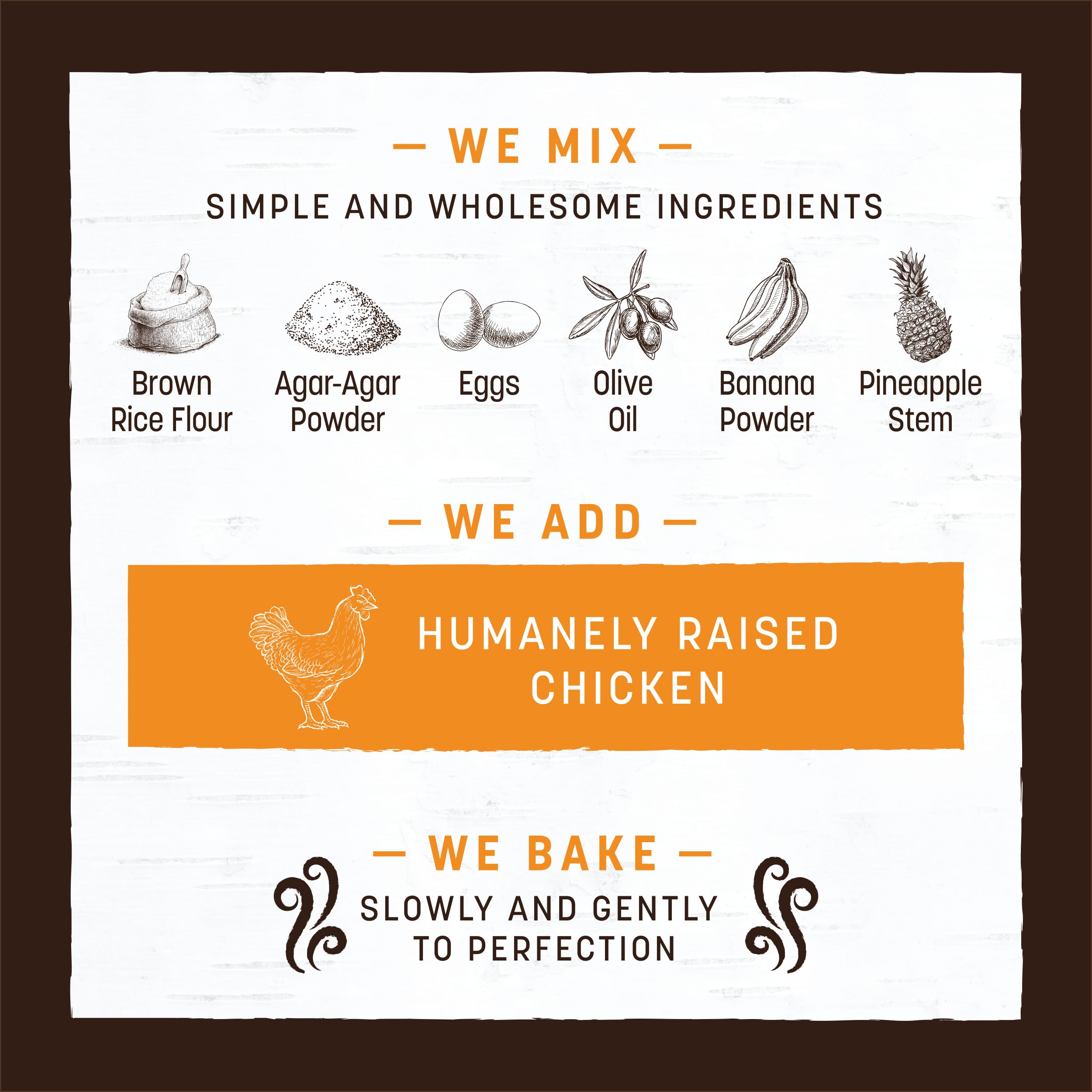 Earth Animal No Hide Rolls chicken ingredients list highlights simple, wholesome formula.