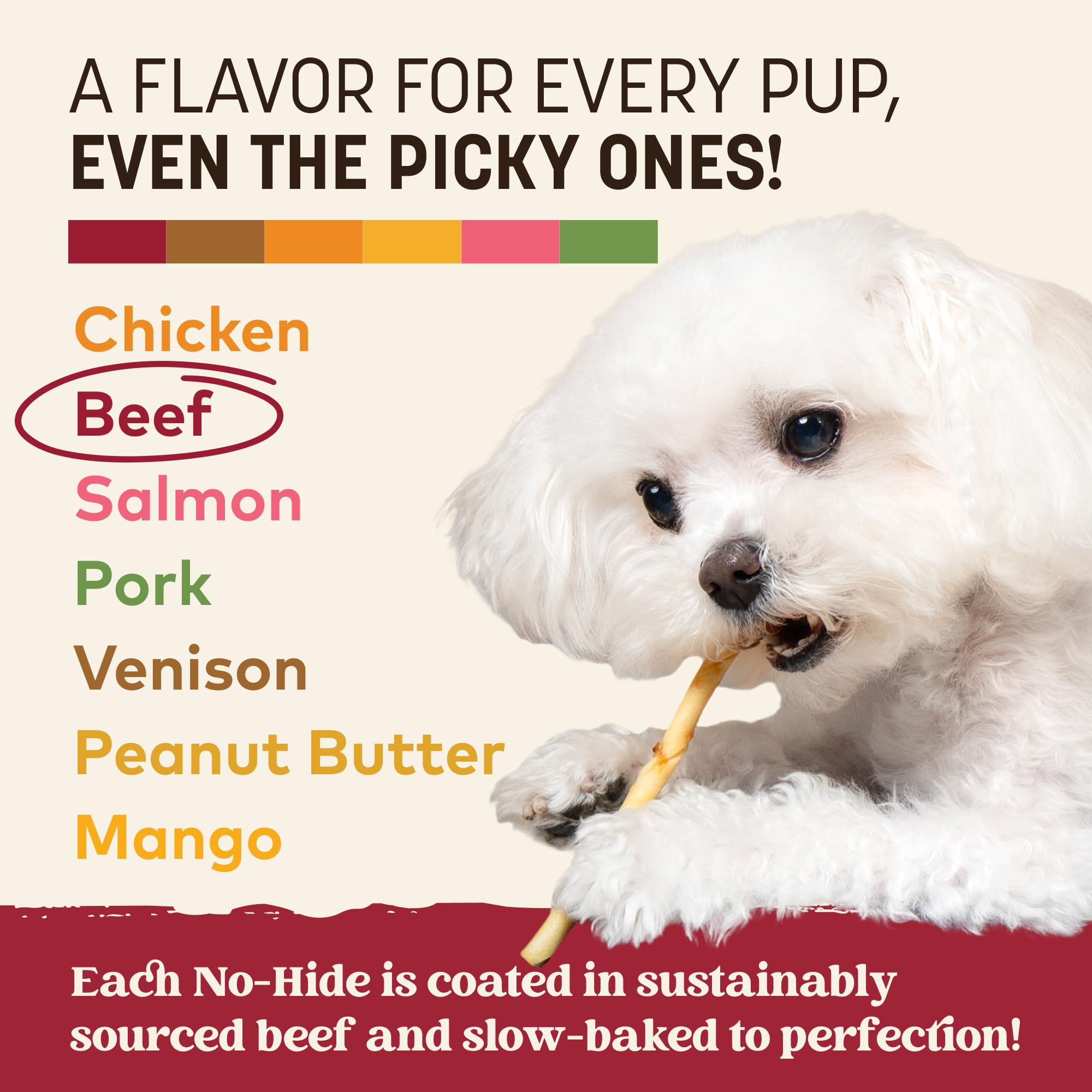 Safety-first guidance for choosing the right No-Hide Stix size for small dogs