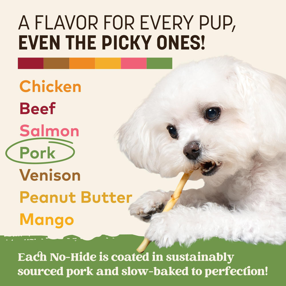 Earth Animal No-Hide Stix texture closeup showing chew-friendly surface