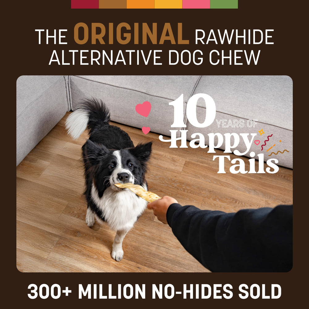 Earth Animal No Hide Strips packaging shows USA-made, trusted veterinarian-formulated chew