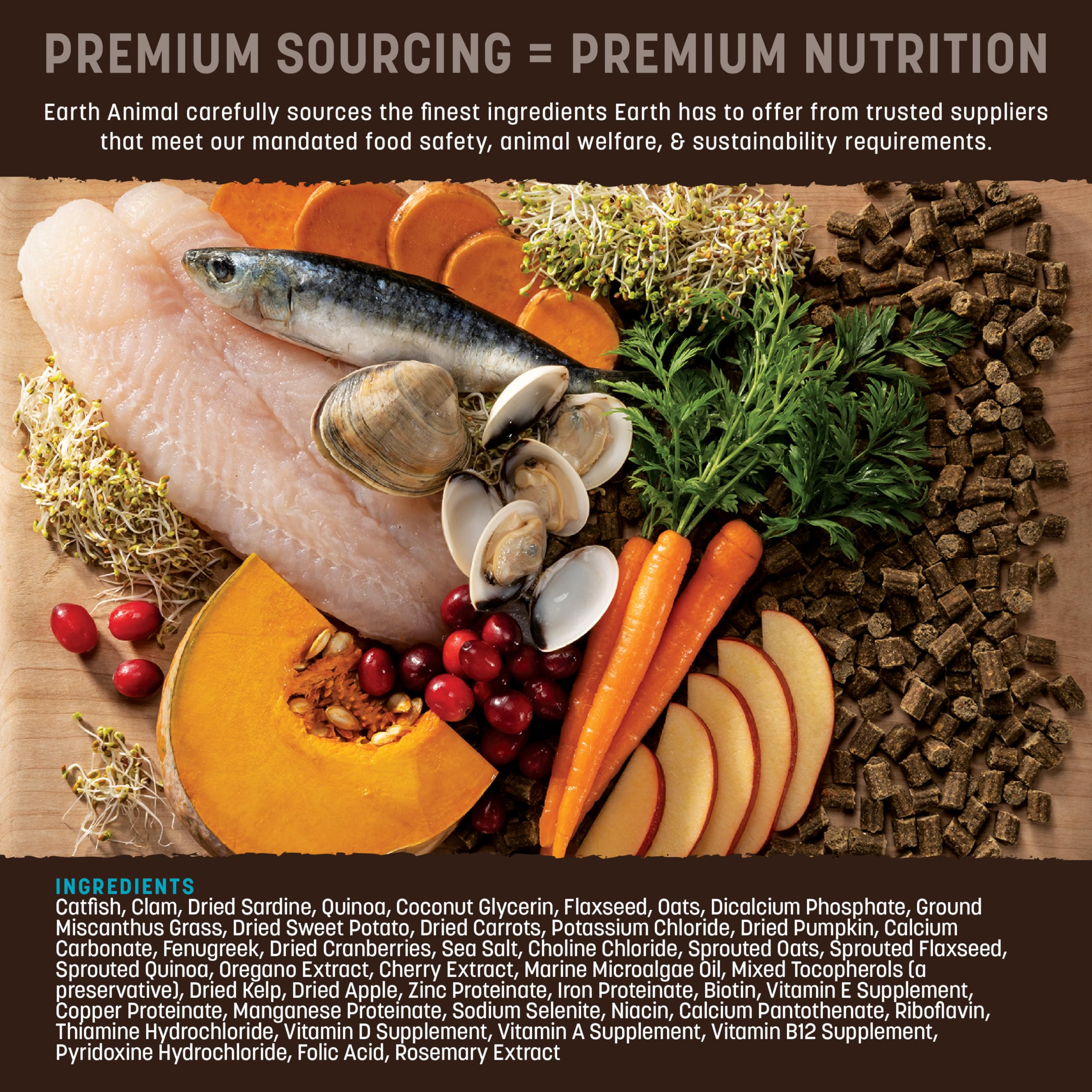Earth Animal Wisdom organ and muscle meat with grains for balanced nutrition