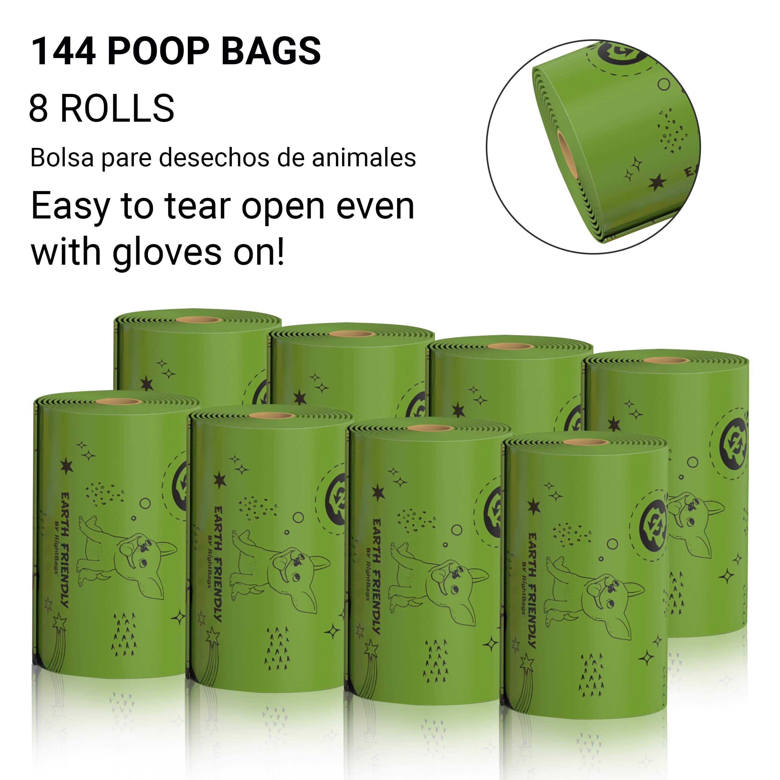 Earth Friendly thick, durable bags keep sleeves clean.