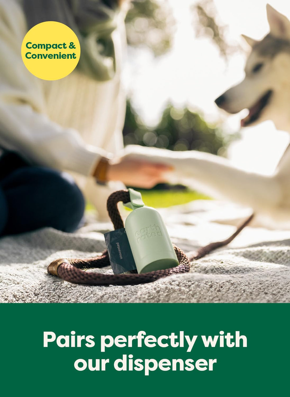 Earth Rated 3X Protect bags use 35% post-consumer recycled plastic